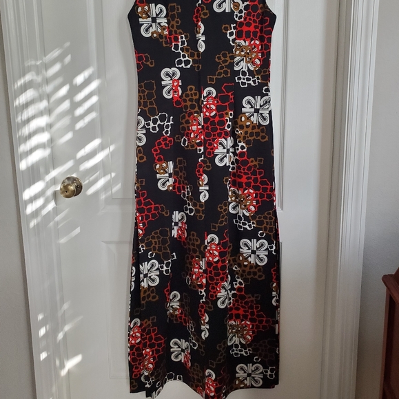 PARTY IN STYLE! FUNKY PRINT ASIAN STYLE 60s DRESS - Picture 8 of 8